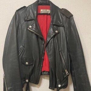 Acne Mape Leather Jacket Sz S / 36